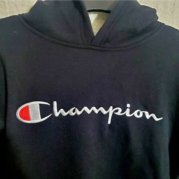 Champion Black Swester Hoodie Size Large ( Girls ) - Picture 5 of 9
